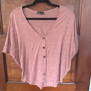 Wet Seal top with one missing button